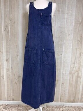 90’s Amilano Collection Denim Overall/Jumper Dress Minimalist Earthy Boho Small